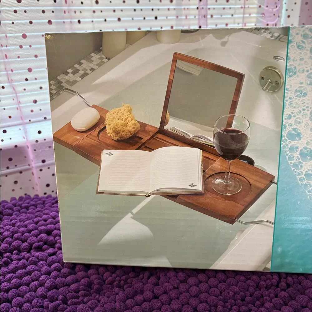 Brown Wood Luxury Spa Tray